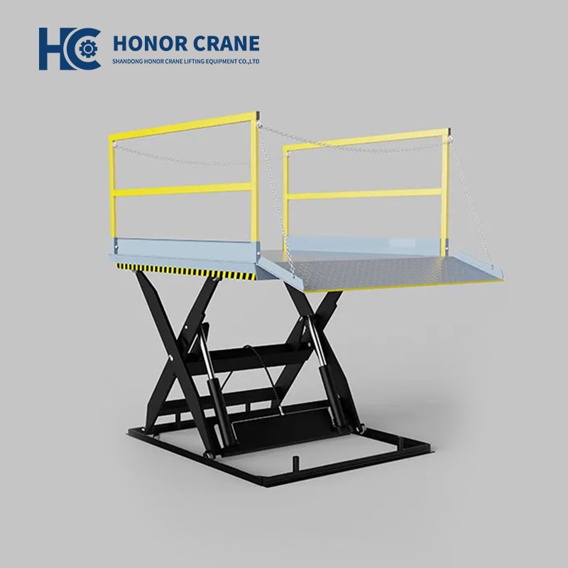 Hydraulic loading dock scissor lift